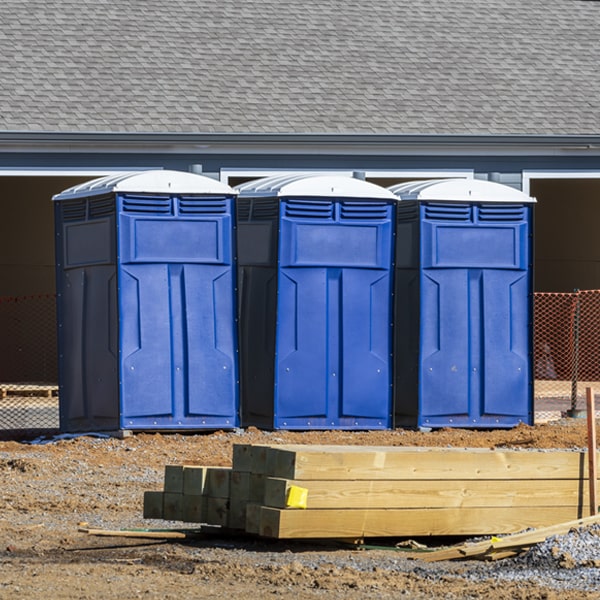 what is the maximum capacity for a single porta potty in Fort Laramie WY